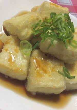 ヘルシー揚げない揚げ出し豆腐-レシピのメイン写真