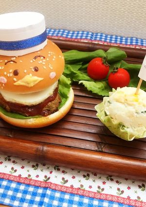 かもめ先輩のお月見バーガー-レシピのメイン写真