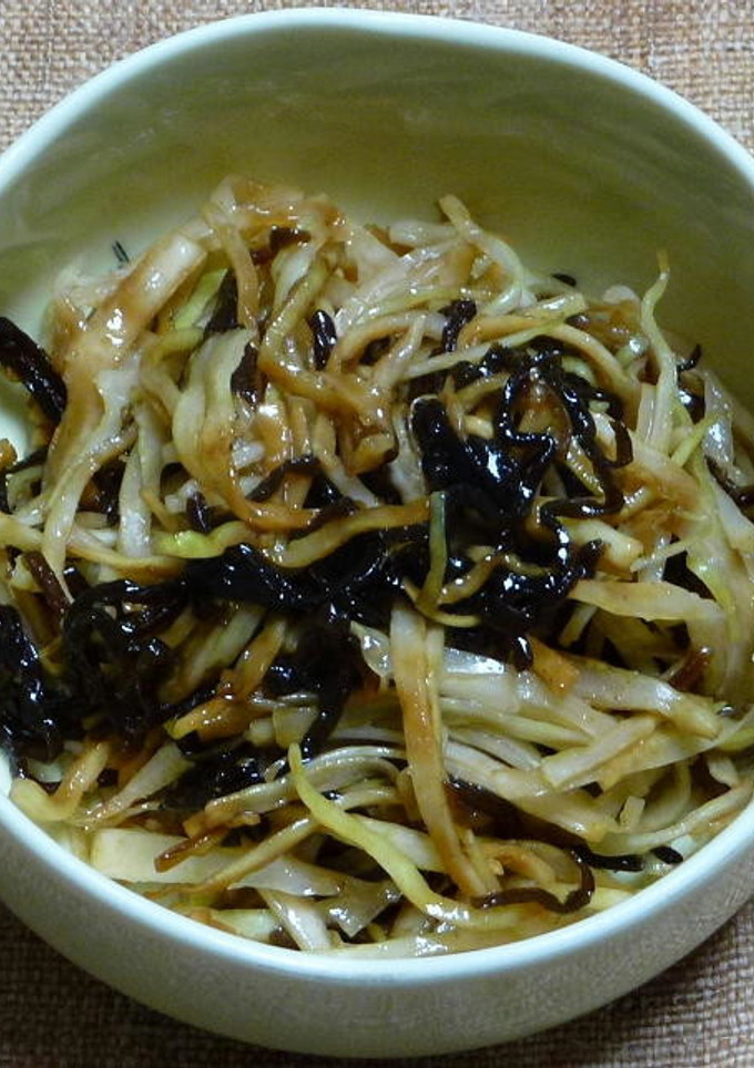 大根の皮と塩昆布の和えもの-レシピのメイン写真
