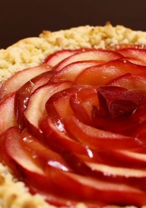 紅玉が咲く♡クランブルアップルパイ-レシピのメイン写真