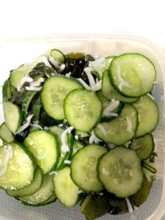 きゅうりとワカメの酢の物-レシピのメイン写真