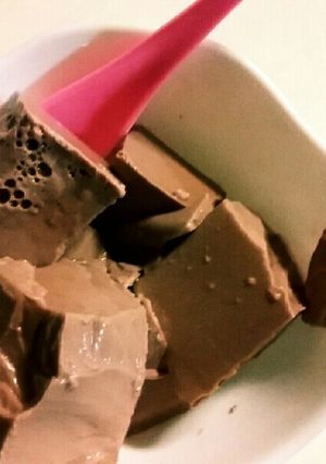 ココア牛乳寒天♪-レシピのメイン写真