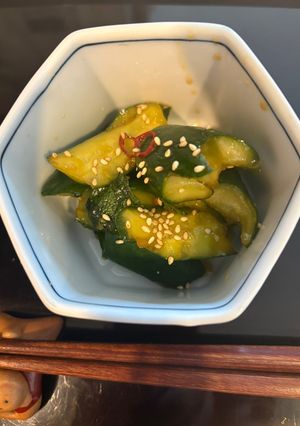 たたききゅうりの大葉胡麻醤油和え-レシピのメイン写真