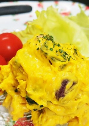 レンジでパパっと(^-^)かぼちゃサラダ-レシピのメイン写真