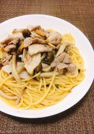 お吸い物の素で✤簡単きのこの和風パスタ-レシピのメイン写真