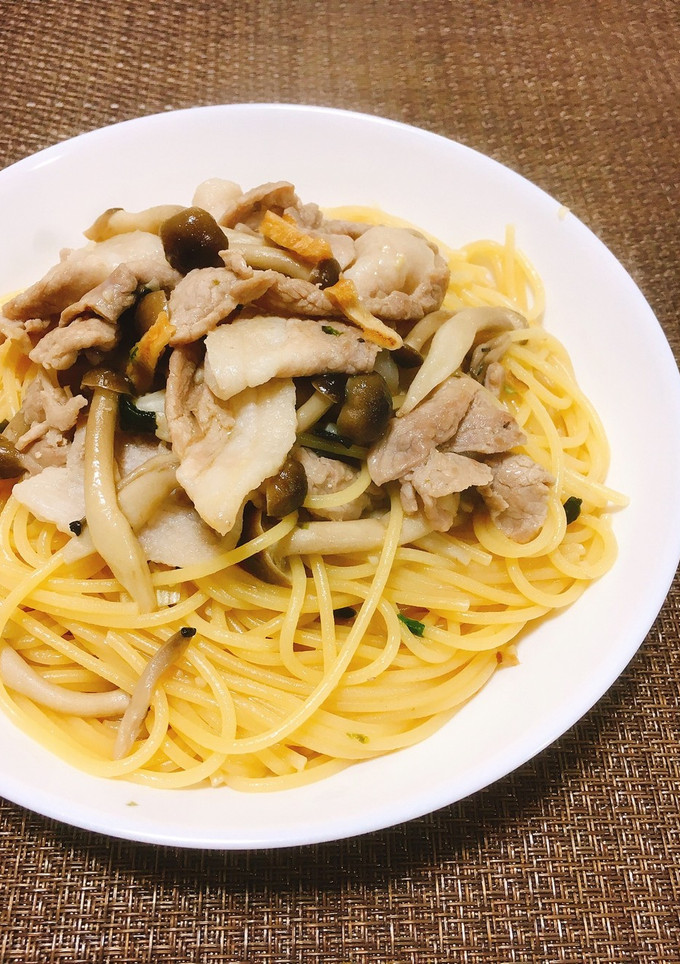 お吸い物の素で✤簡単きのこの和風パスタ-レシピのメイン写真