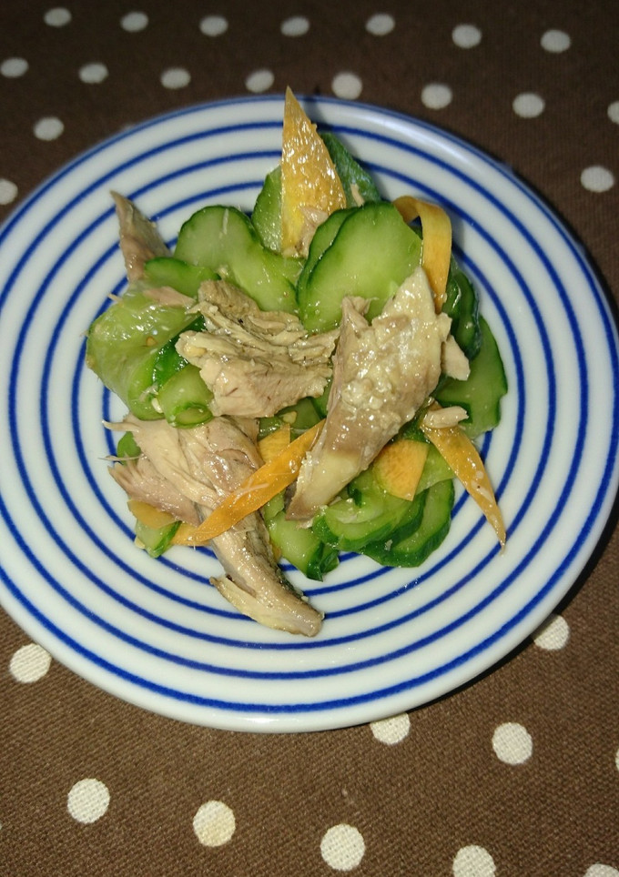 鰹のなまり節のきゅうり酢の物-レシピのメイン写真