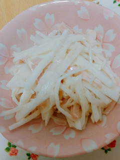 大根とハムの梅マヨ和え-レシピのメイン写真
