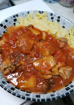 チキンとじゃがいものトマト煮-レシピのメイン写真