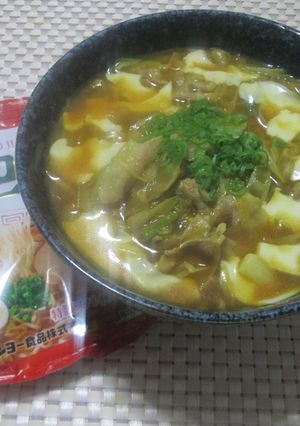 チーズカレーラーメン-レシピのメイン写真