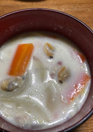 魚介たっぷり♪クラムチャウダー-レシピのメイン写真
