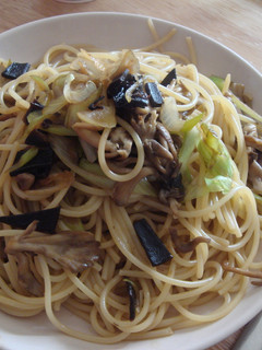 マイタケ塩昆布パスタ-レシピのメイン写真