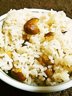 天津甘栗で炊き込みご飯-レシピのメイン写真