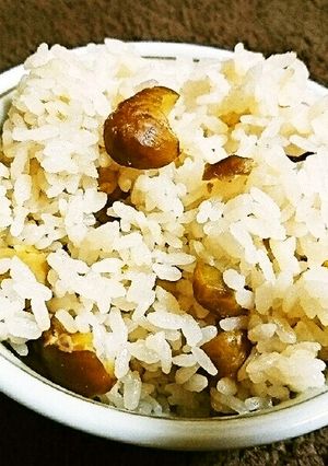 天津甘栗で炊き込みご飯-レシピのメイン写真
