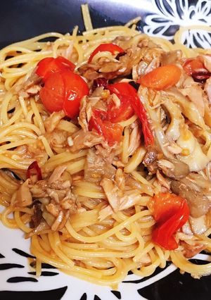 お店の味♡ツナ×にんにく醤油♡和風パスタ-レシピのメイン写真