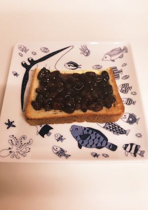 ❁練りゴマと粒あんのトースト❁-レシピのメイン写真