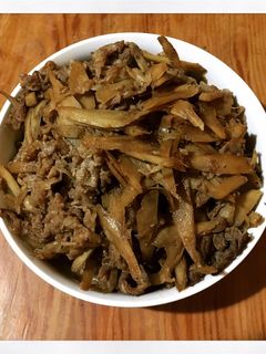 牛肉とごぼうの甘辛炒め-レシピのメイン写真