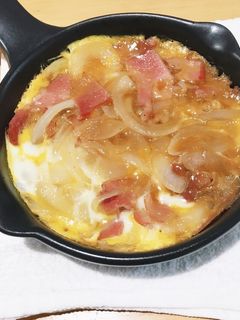 ベーコンの卵とじ-レシピのメイン写真