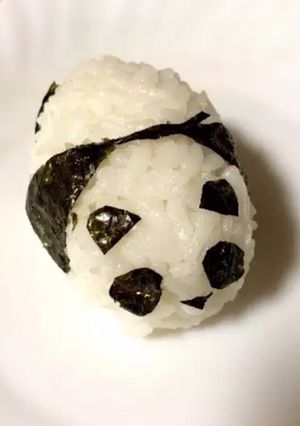 おにぎりパンダ-レシピのメイン写真