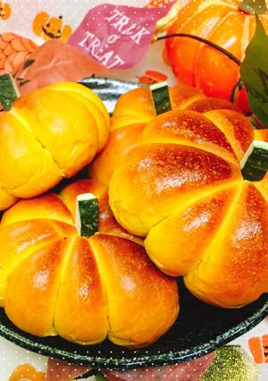【ハロウィン】カボチャチーズパン-レシピのメイン写真