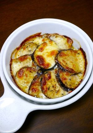 簡単副菜！茄子のチーズ焼き-レシピのメイン写真