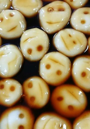 ハロウィンに♪簡単お豆腐みたらし団子-レシピのメイン写真