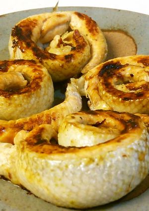 秋鮭ハラスのトグロ焼きに“ゆずすこ”-レシピのメイン写真