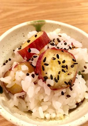 犬ごはん さつまいもご飯-レシピのメイン写真