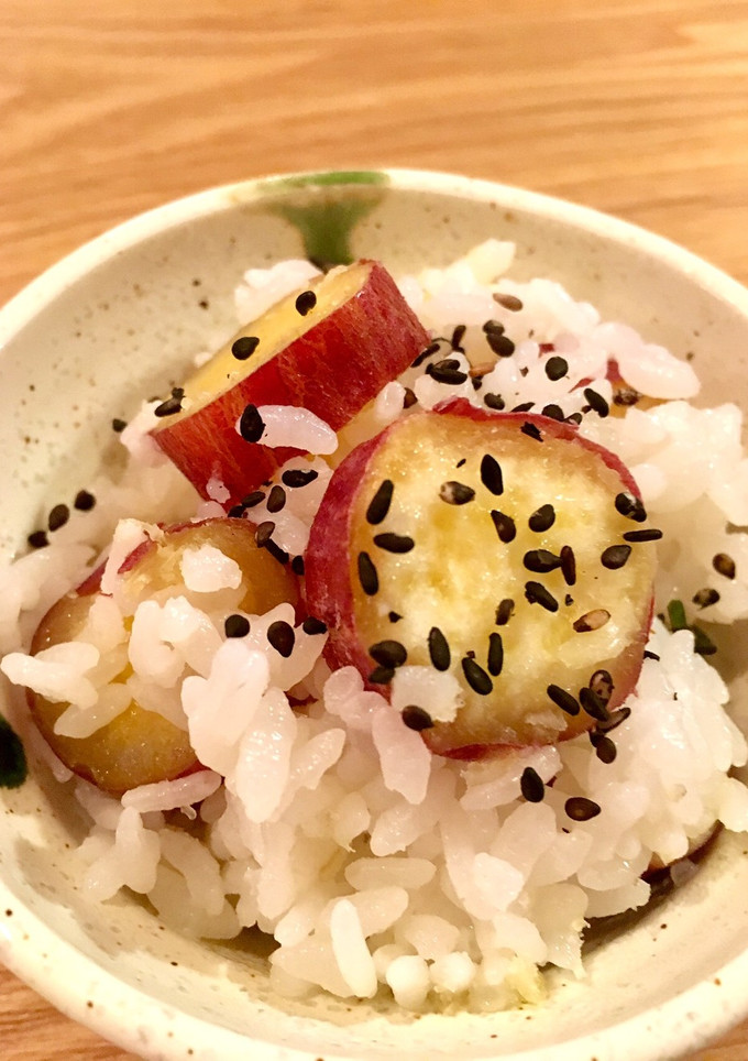 犬ごはん さつまいもご飯-レシピのメイン写真