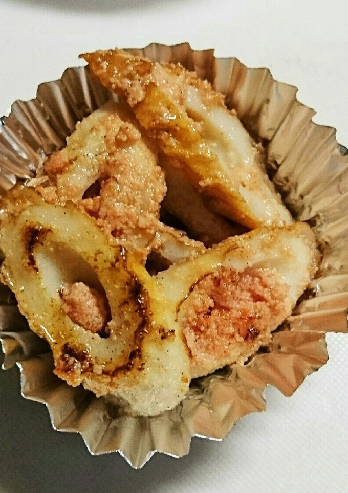 お弁当おかず☆明太(鱈子)マヨちくわ焼き-レシピのメイン写真