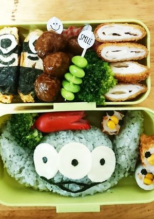 リトルグリーンメンのお弁当-レシピのメイン写真