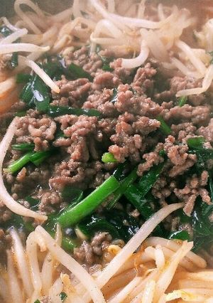だまこ入り!辛ラーメン-レシピのメイン写真