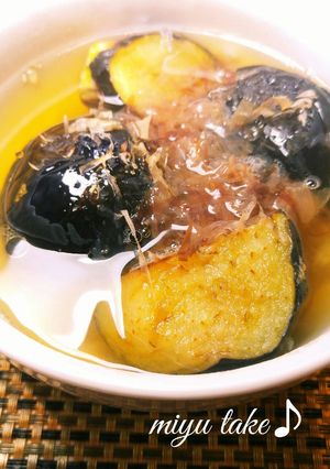 揚げ出し茄子♪幸せ♡-レシピのメイン写真