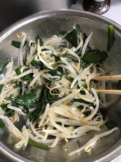 ニラともやしの中華風和え物-レシピのメイン写真