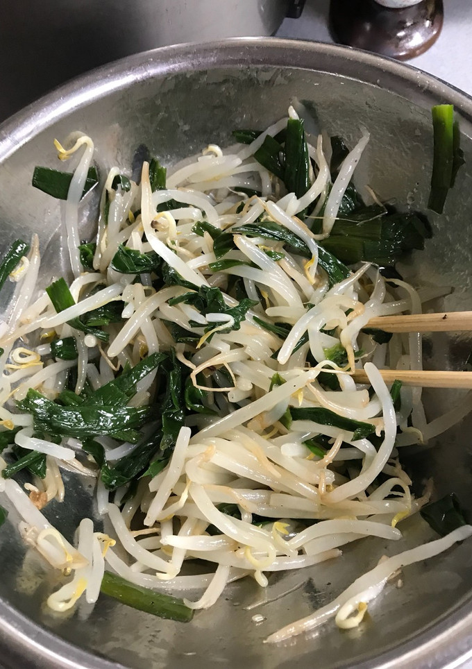 ニラともやしの中華風和え物-レシピのメイン写真