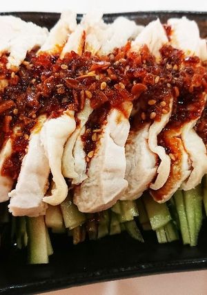 鶏むね肉のよだれどり風ソース-レシピのメイン写真