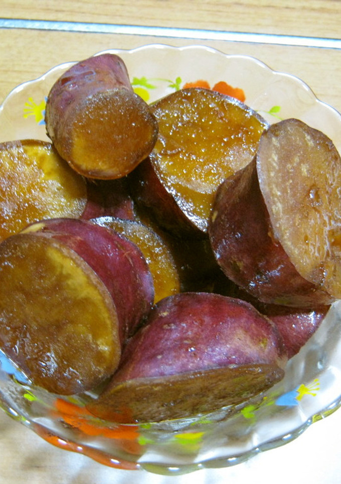 簡単切って煮るだけ　”さつま芋黒糖煮”-レシピのメイン写真
