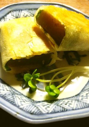 ためしてガッテンの味のしみた蒟蒻の春巻き-レシピのメイン写真