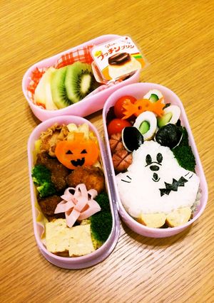 2017年秋☆ミッキーハロウィン弁当-レシピのメイン写真