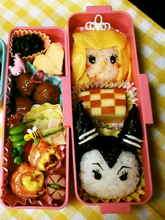 キャラ弁☆マレフィセントとオーロラ姫-レシピのメイン写真