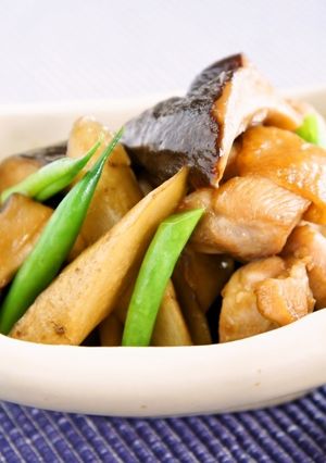 鶏肉と椎茸の煮物-レシピのメイン写真