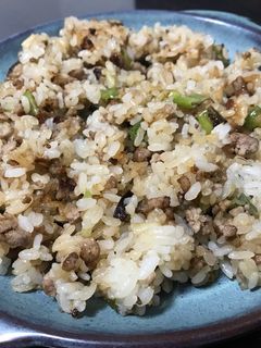豚ひき肉と長ネギの卵なしチャーハン☆-レシピのメイン写真