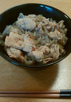豪快レシピの豚丼-レシピのメイン写真