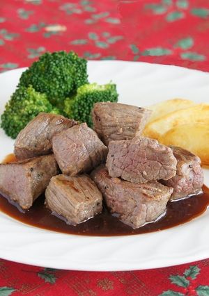 サイコロステーキBBQソース-レシピのメイン写真