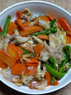 豚バラ肉とニンジンの焼肉のたれ炒め-レシピのメイン写真