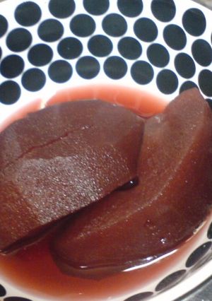 林檎のコンポート☆赤ワイン煮-レシピのメイン写真