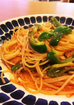 簡単！キムチナポリタン！-レシピのメイン写真