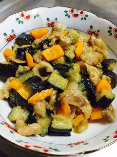 ナスと豚肉の味噌炒め-レシピのメイン写真