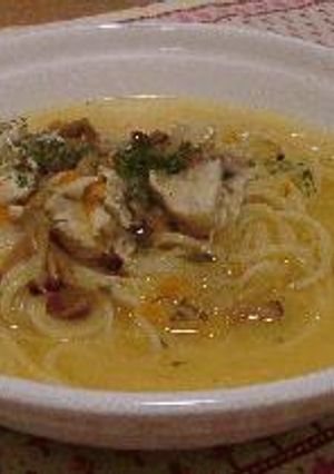 鯛ときのこのスープパスタ-レシピのメイン写真