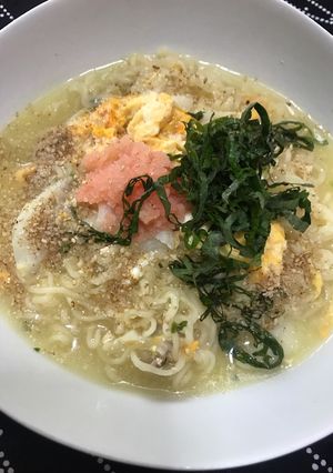 ふわふわ玉子と鱈の親子ラーメン-レシピのメイン写真